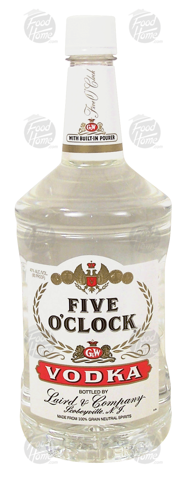 Five O' Clock G&W vodka, 40% alc. by vol. Full-Size Picture